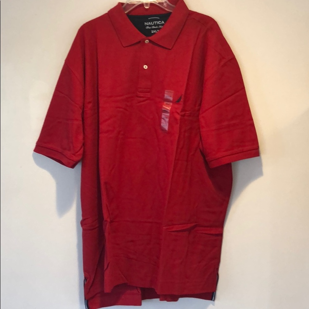 Nautical Polo Deck Shirt 2XLT